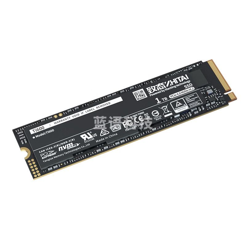 致态（ZhiTai）Ti600 长江存储 1TB SSD固态硬盘 NVMe M.2接口 系列 (PCIe 4.0 产品)