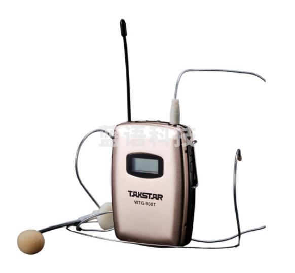 得胜(TAKSTAR) WTG-900T 无线讲解器一对多导览系统导游同声传译多媒体教学工厂对讲 WTG-900单发射机