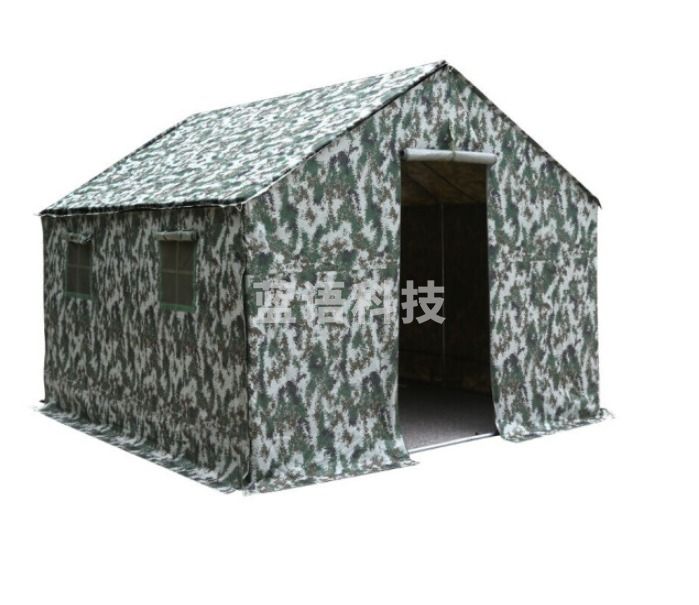 准航 应急救援帐篷 抢险救灾帐篷民用抗震抗洪防汛指挥户外活动工地工程施工帐篷 迷彩牛津布3.2*3.7米