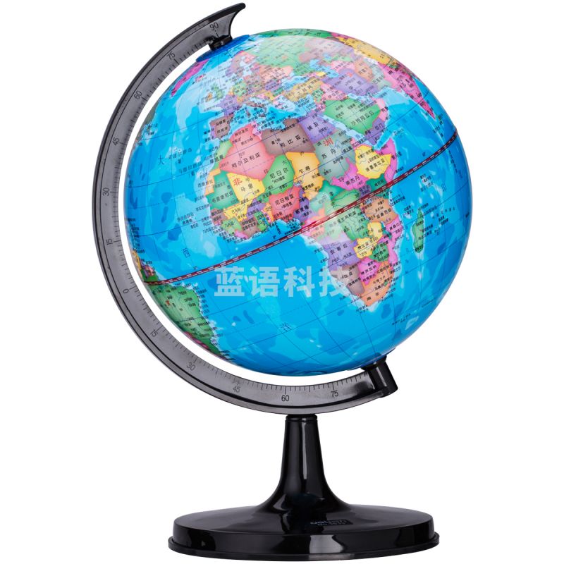 得力3032地球仪（彩色）