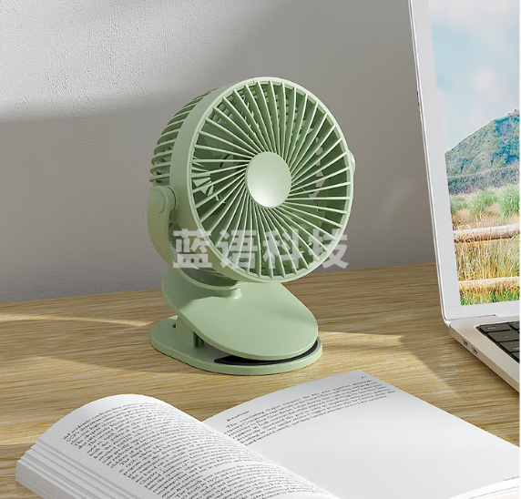 康佳USB小风扇/电风扇/小电扇/小台扇 办公宿舍床头车载用台式壁挂式迷你台夹扇 KJS-1272-P