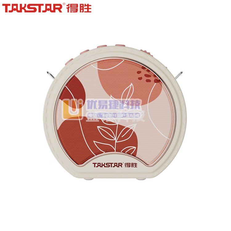 得胜（TAKSTAR）E20小圆包大声量便携式有线扩音器 大功率教学导游培训促销 迷你腰挂小音响 米黄色