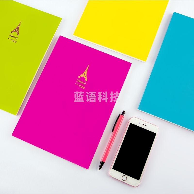 广博(GuangBo)10本装笔记本子记事本软抄本办公用品 炫彩颜色随机HGB01008