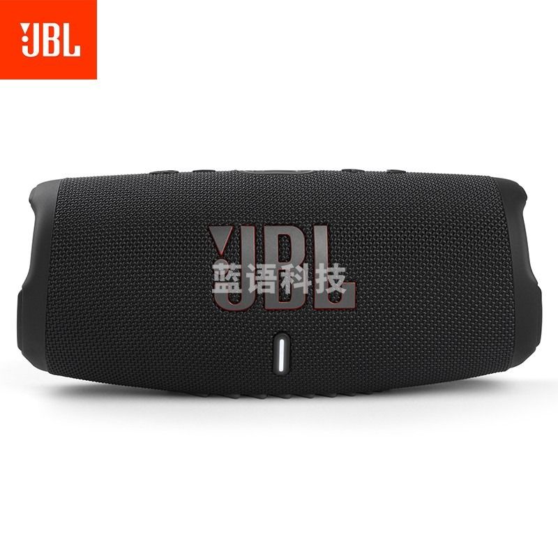 JBL CHARGE5 音乐冲击波五代 便携式蓝牙音箱+低音炮户外防水防尘 桌面音响 增强版赛道扬声器 黑色