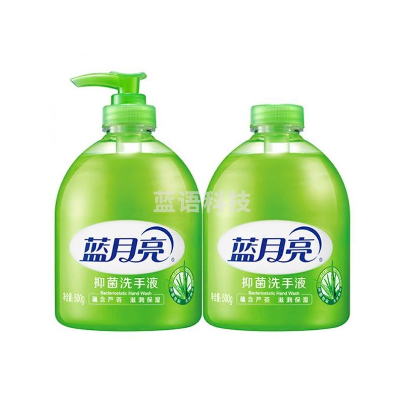 蓝月亮 芦荟抑菌洗手液 500G*500G 双瓶装