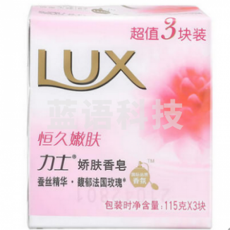 力士（LUX）娇肤香皂 恒久嫩肤 蚕丝精华 法国玫瑰115G 60块/箱 单块价格