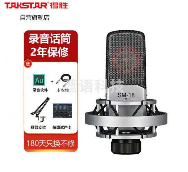 得胜SM-18 PRO大振膜话筒 舞台大合唱多指向电容麦克风TJRRSFYJD202303011515598