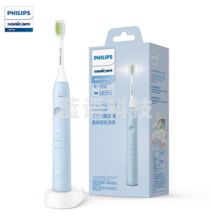 飞利浦   充电式声波震动牙刷   HX2411.