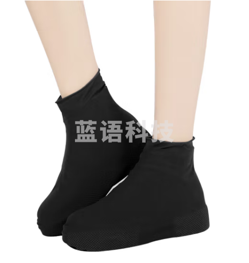 佳途JOYTOUR 鞋套 雨鞋套防雨防水鞋套防护鞋套乳胶鞋套 黑色L码1双装