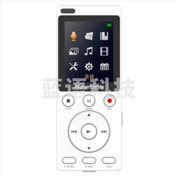 纽曼（Newsmy）录音笔 RV35 8G白色 时尚纤薄机身 优质录音 便携式学习型 1.8英寸彩屏 MP3播放器