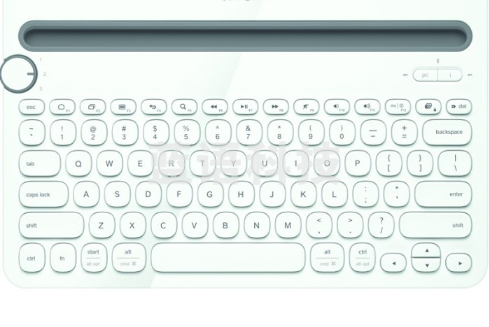 罗技 K480 多设备蓝牙键盘 白色