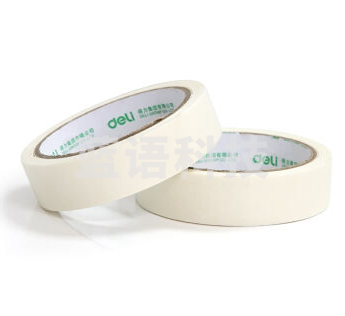 得力（deli）30670 美纹纸胶带24mm*20y*145um 6卷/筒