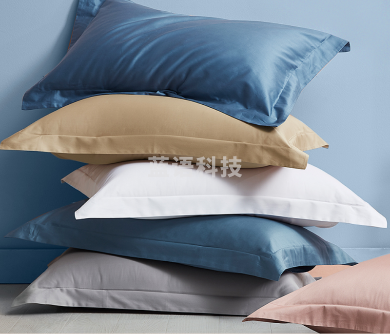 康尔馨 100支纯棉贡缎枕套枕头套单个装 香槟色74*48cm