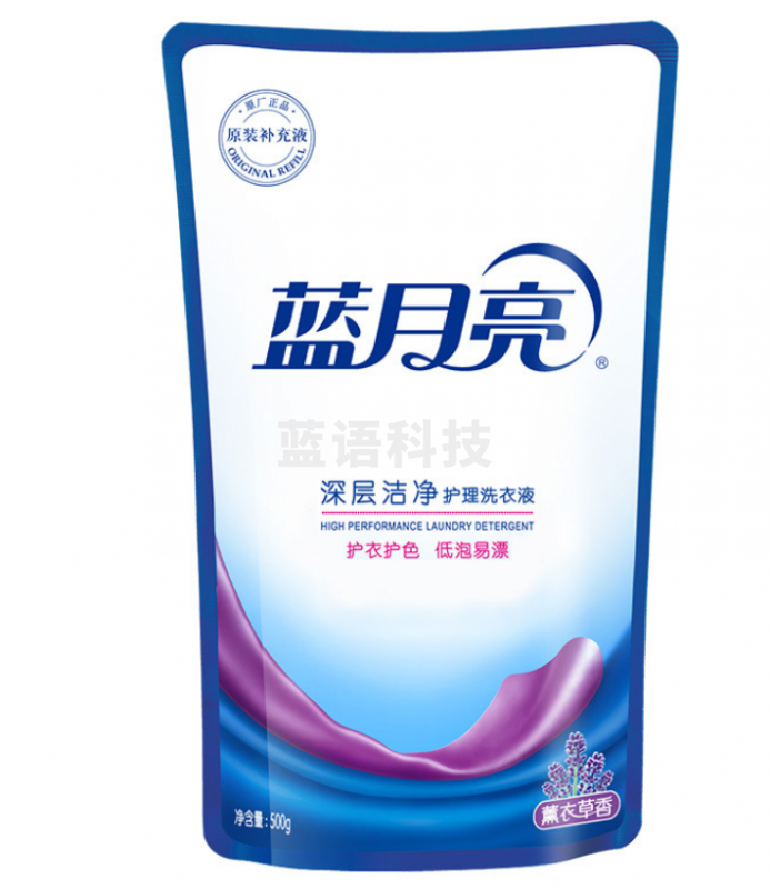 蓝月亮 薰衣草洁净洗衣液袋装 500g