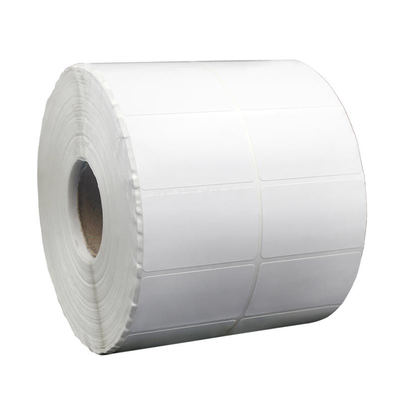 铜板标签纸 双排铜板标签纸不干胶打印纸 双排 40*30mm 2500张/卷