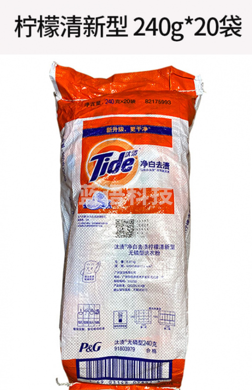 汰渍 洗衣粉 净白去渍 洗衣粉 240g*20袋