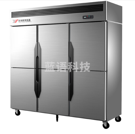 银都 1230L 六门冷冻冰柜 1800*740*1920