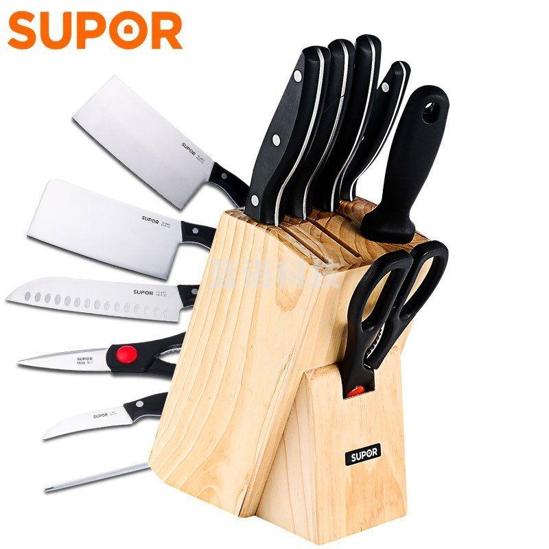 苏泊尔T1309E 游刃系列7件套切菜刀水果刀厨房刀具套装