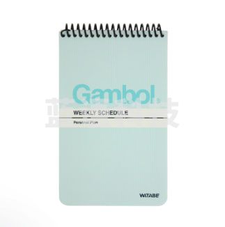 国誉 渡边螺旋装订本(混色) A7/50页 24本/包 WCN-SA7506