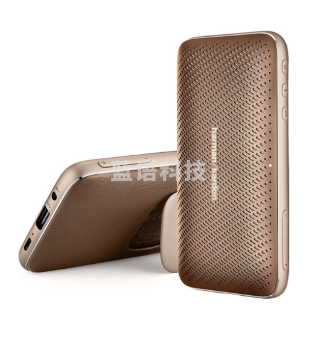 哈曼卡顿(Harman Kardon)Esquire Mini2 便携蓝牙音箱 超薄HIFI音响 户外低音炮免提通话礼品优选 棕色