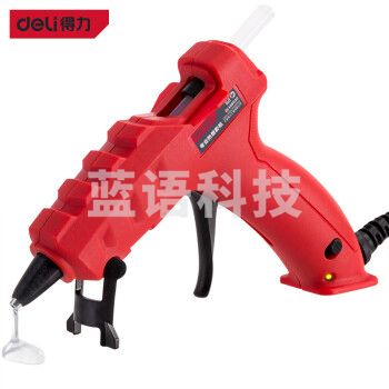 得力（deli）专业级热胶枪热熔胶枪40W-7mm红色 DL408040