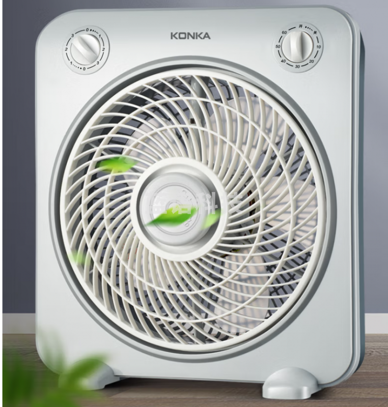 康佳（KONKA）电风扇台式转页扇宿舍台扇桌面小风扇鸿运扇五扇叶风扇KF-25HY37