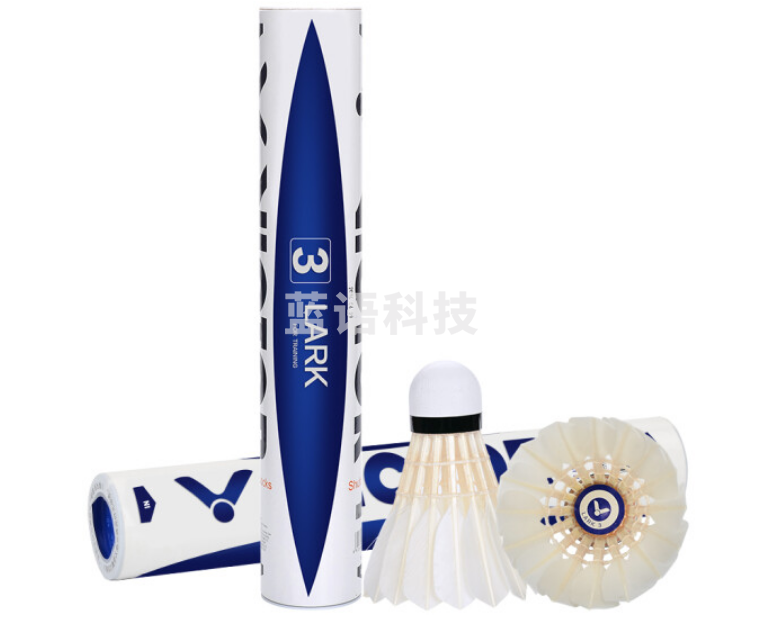 威克多VICTOR 云雀3号LARK3胜利羽毛球 稳定耐打 12只装