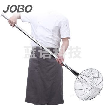 巨博（JOBO）钢丝篱 不锈钢商用特长柄1.2米 大漏勺 漏网 WLG12