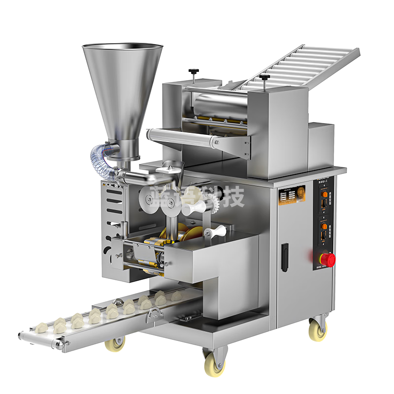 麦大厨饺子机全自动商用仿手工大型厨房食堂包饺子皮机器水饺机MDC-SJB10-JZJ-130