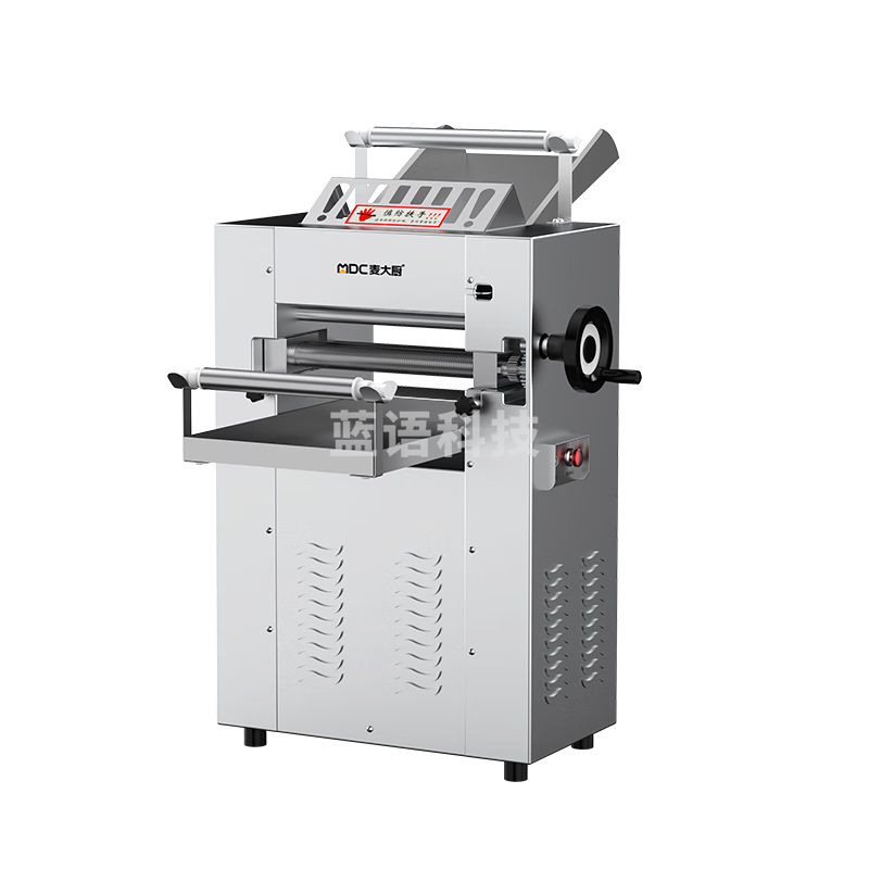 麦大厨  压面机商用压面条机揉切面机拉面刀削面机擀面机大型不锈钢轧面条机MDC-CJ-RQ-280A（两把面刀）