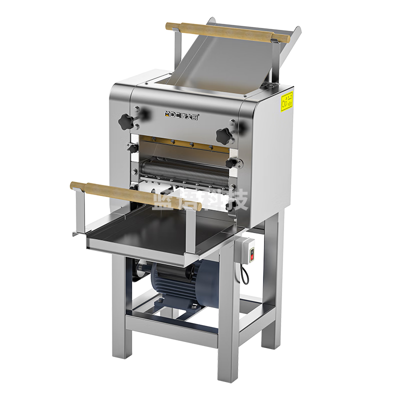 麦大厨压面机商用面条机揉面饺子皮机电动拉面刀削面机馒头包子皮不锈钢轧面条机 MDC-HJX-YMTJ-AG70