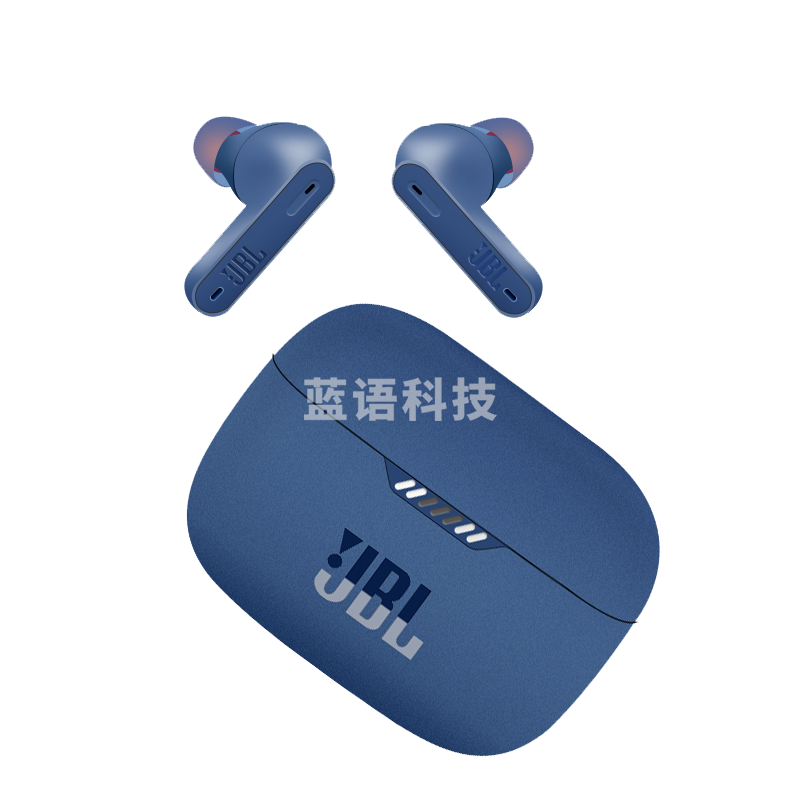 JBL T230NC TWS 真无线蓝牙耳机 入耳式自适主动降噪音乐耳机防水防汗手机通用 靛蓝
