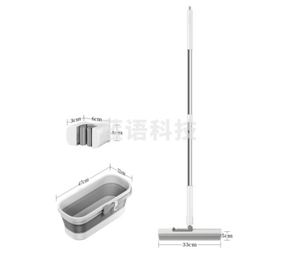 五月花WYH-JM18拖把33cm 水桶大口径47cm 挂钩套装