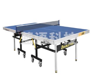 双鱼 标准乒乓球桌 家用带轮可折叠式