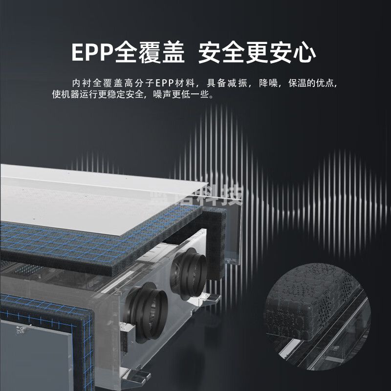 德业（Deye）中央吊装新风除湿机 双向流热交换 别墅地下室管道式抽湿机超薄 全屋轻音除湿 隐藏式DY-CRX85