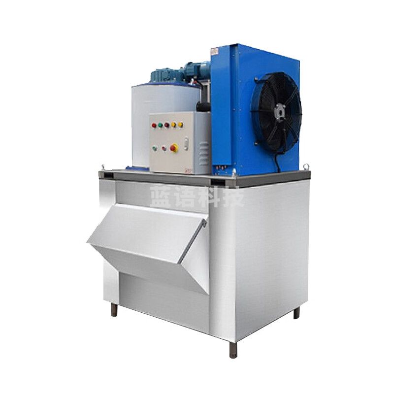 乐创(lecon)制冰机商用海鲜保鲜片冰机大产量 1000KG制冰机LR-1T