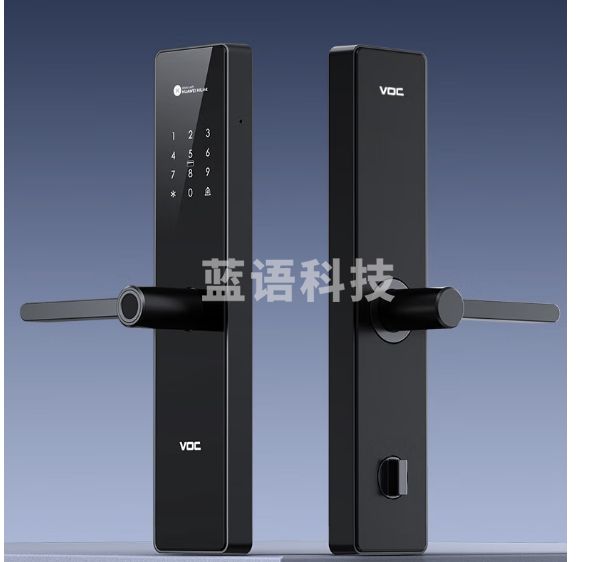 VOC 指纹锁智能门锁密码锁电子锁C级锁芯家用防盗门锁入户门X6