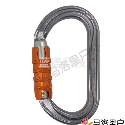 紫级魔瞳攀索M33A 攀索主锁O锁OK丝扣自动黑版攀岩户外速降探洞高空滑轮 三段自动锁  TL