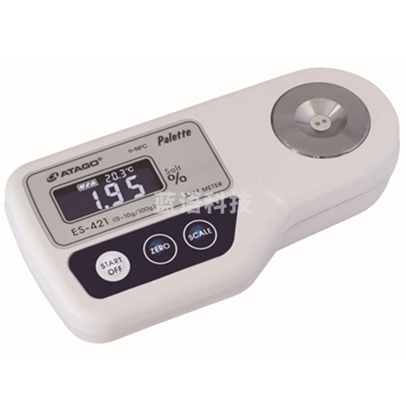 日本爱拓ATAGO ES-421 电导数显盐度计 食品酱油汤酱料咸度盐度测量测定仪
