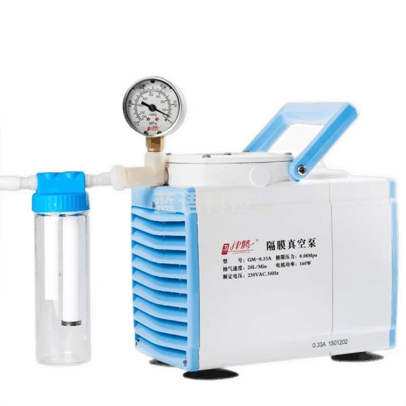 津腾GM-0.5A 0.33A 无油隔膜真空泵 抽气泵 配截留瓶 GM-0.33A