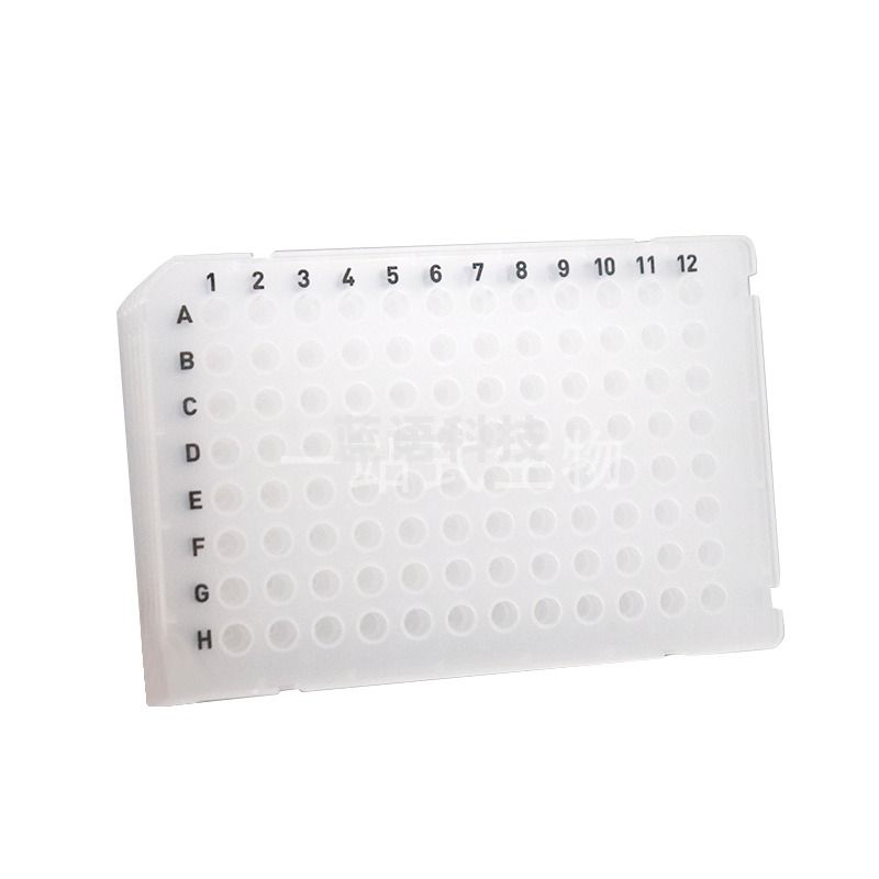 Axygen 0.1ml透明无裙边96孔PCR板矮板低位平顶 爱思进 PCR-96-LP-FLT-C
