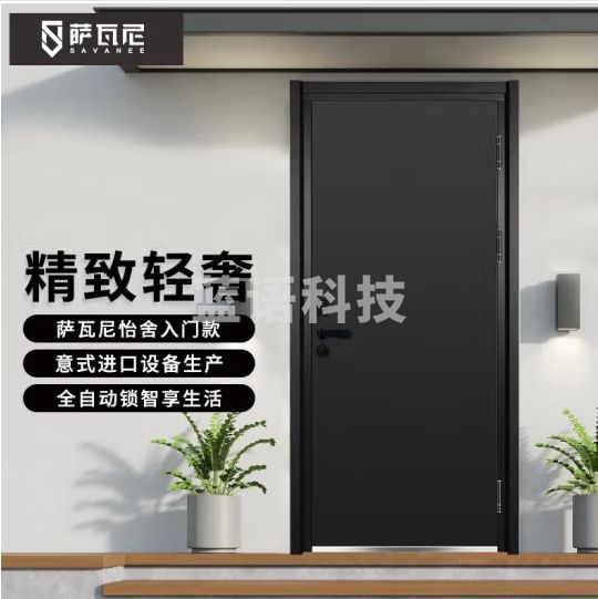 美心（Mexin） 萨瓦尼4级防盗门入户门别墅大门安全门洋房门智能门定制YS9200 【单门-2050*960】配机械锁