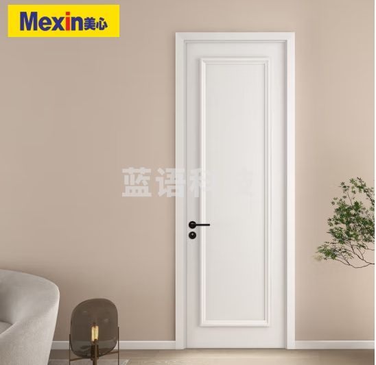 美心（Mexin）木门环保烤漆简约欧式室内门卧室门木质复合门套装门N140