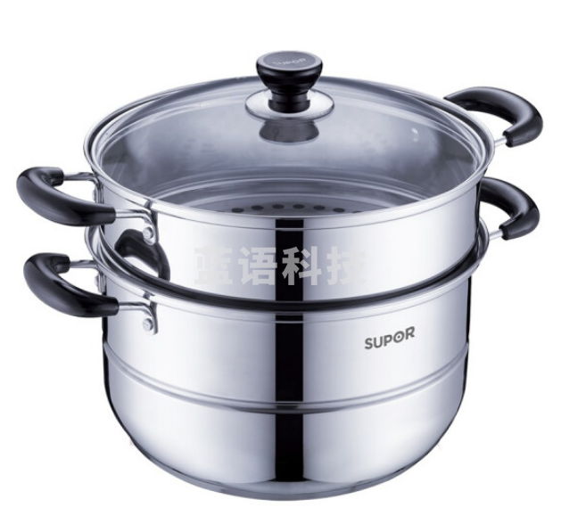 苏泊尔SZ26B7 好帮手不锈钢双层蒸锅 26cm