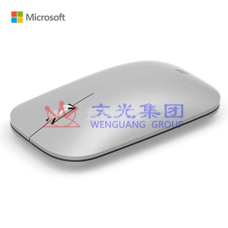 微软(Microsoft)Surface Mobile便携鼠标 (亮铂金)