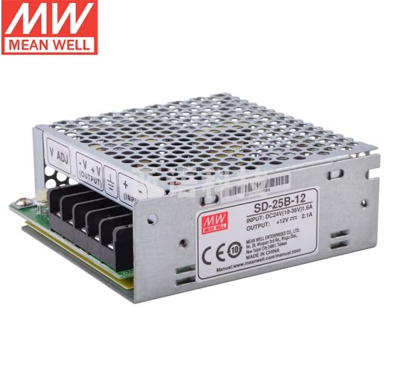 明纬（MEANWELL）SD-25B-12 DC转DC变压器电源驱动 明纬电源 2.1A 12V