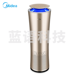 美的（Midea）KJ500G-A11 空气净化器除甲醛除烟雾雾霾pm2.5家用除雾霾甲醛除异味 金色空气净化设备