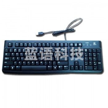 罗技（Logitech）K120 有线键盘 USB接口 黑色