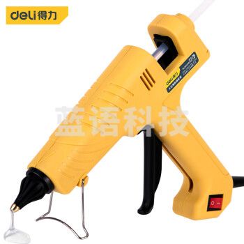 得力（deli）热胶枪热熔胶枪200W-11mm黄色 DL401200