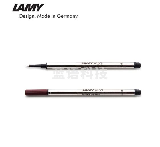 凌美（LAMY）宝珠笔签字笔 配件笔芯M63 黑色1支装0.7mm 狩猎、恒星、lx等系列墨水笔通用 德国进口